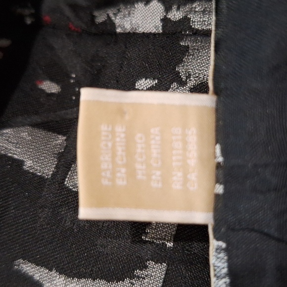 Michael Kors Preppy Black & Gray Abstract Cityscape Zip Front Designer Dress -14 - Picture 11 of 13